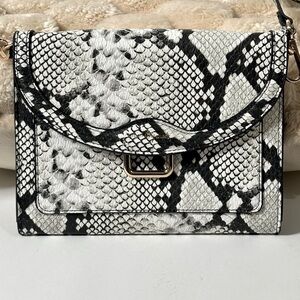 Snakeskin crossbody bag
